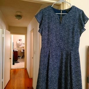 Polka dot work dress